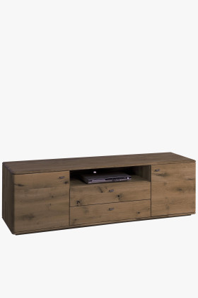 Fernsehtisch Massivholz Eiche Gebrannte Eiche 180 cm